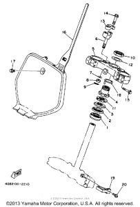 WR250Z Управление
