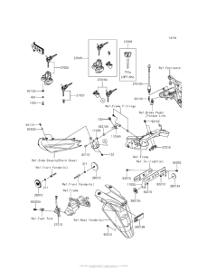 EX650 Замок зажикания