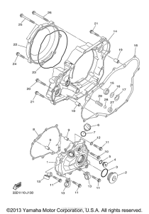 YZ450FDL Боковые крышки
