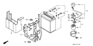 XBR500 Аккумулятор