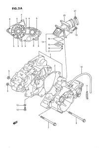 RM80 Картер двигателя