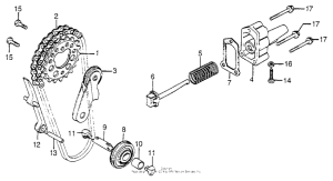 CB750 Cam chain + tensioner