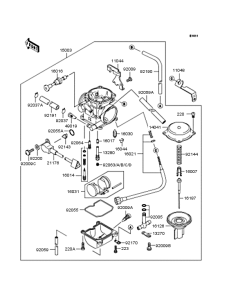 KLX250 Карбюратор