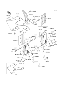 KX125 Радиатор