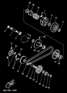 YH50 Сцепление