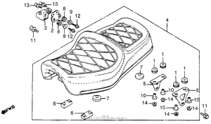 CB750 Сиденье