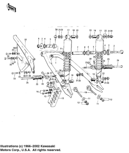  Swing arm / shock absorbers