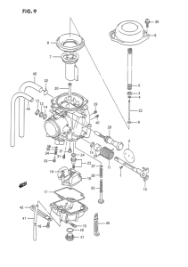 DR350 Carburetor assy