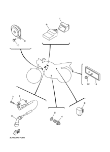 YBR125ED Электрика 2