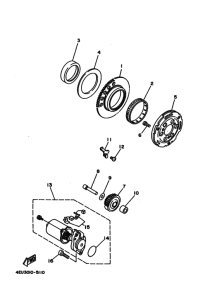 TZM50R Starter clutch outer assy