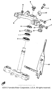 YZ400F Управление