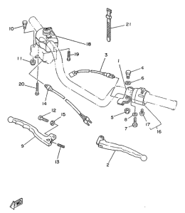 SR250SP Interruptores de manillar
