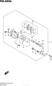 UH200 Задний суппорт