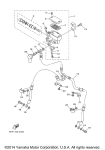 XV17PCPC Главный тормозной цилиндр