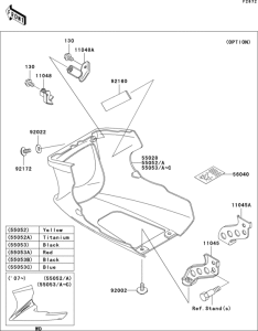 EX500 Cowling lowers(1 / 2)