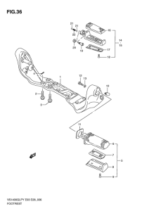 VS1400 Подножки