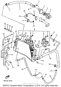 GTS1000AE Радиатор и Патрубки