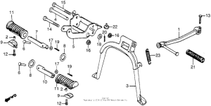 NC50 Pedal + stand + step 81