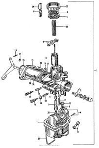 CB160 Cb / cl160left carburetor