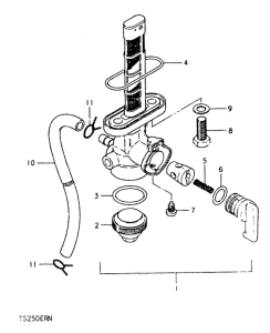 TS250 Топливный кран