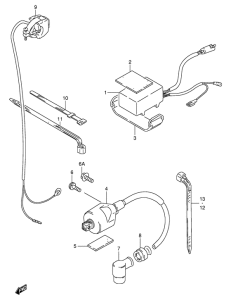 RM80 Cdi unit - ignition coil