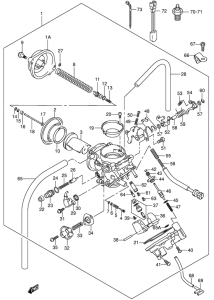 VL800 Carburetor assy
