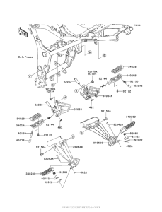 EX250 Подножки