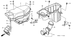 NSR125R Воздухоочиститель