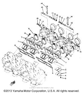 TZ750A Впускная система