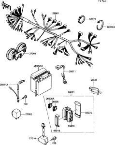 VN750 Электрика