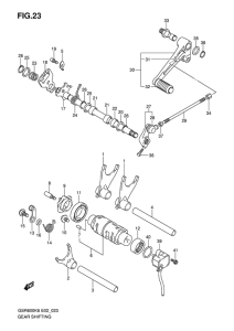 GSR600 Переключение передач