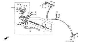  Главный цилиндр сцепления
