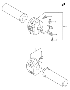 VS800 Рулевой переключатель