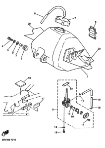 PW80 PW80J Tank fuel