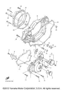 WR450F Боковые крышки