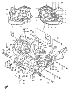 VS1400 Картер двигателя