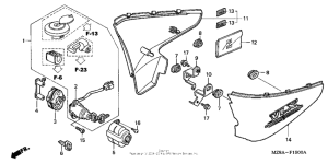 VT600CD Боковые обтекатели