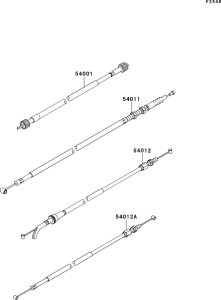 EX250 Тросы управления