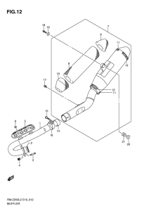 RM-Z250 Muffler comp