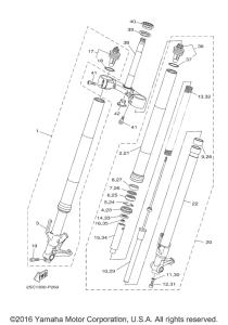 FJ09 Передняя вилка