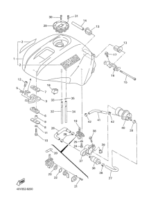 YZF-R1 Топливный бак