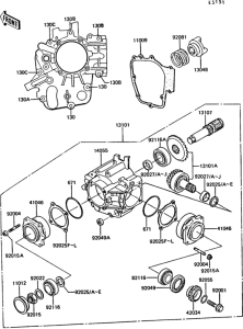 Z550 Front bevel gear(1 / 2)