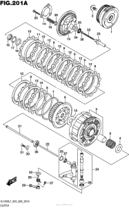 VL1500T Сцепление
