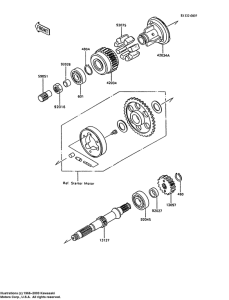 ZX600 Промежуточный вал