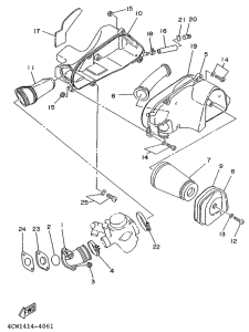 XC125 Впускная система