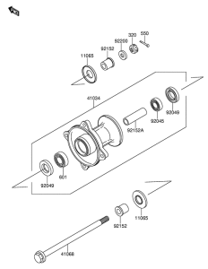 RM65 Передняя втулка
