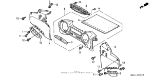 GL1500CF Приборная панель