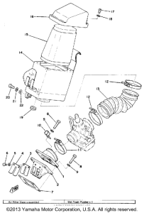 TY175B Впускная система