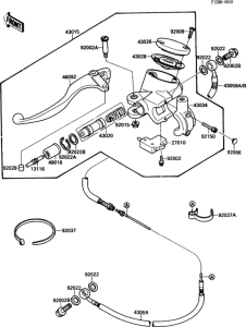 VN1500 Цилиндр сцепления