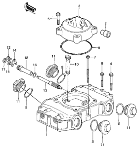 KZ250 Cylinder head covers